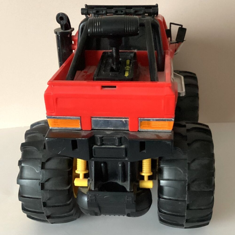 Vintage Rampage Red Toy Truck Kids Boys Collectable - Picture 5 of 12